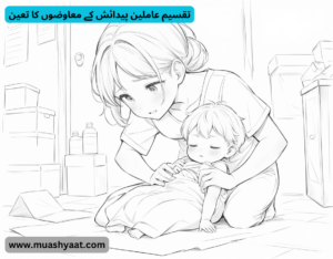 تقسیم عاملین پیدائش کے معاوضوں کا تعین