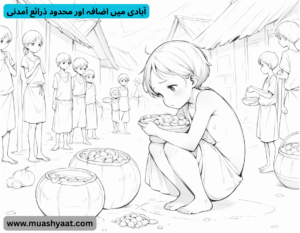 آبادی میں اضافہ اور محدود ذرائع آمدنی