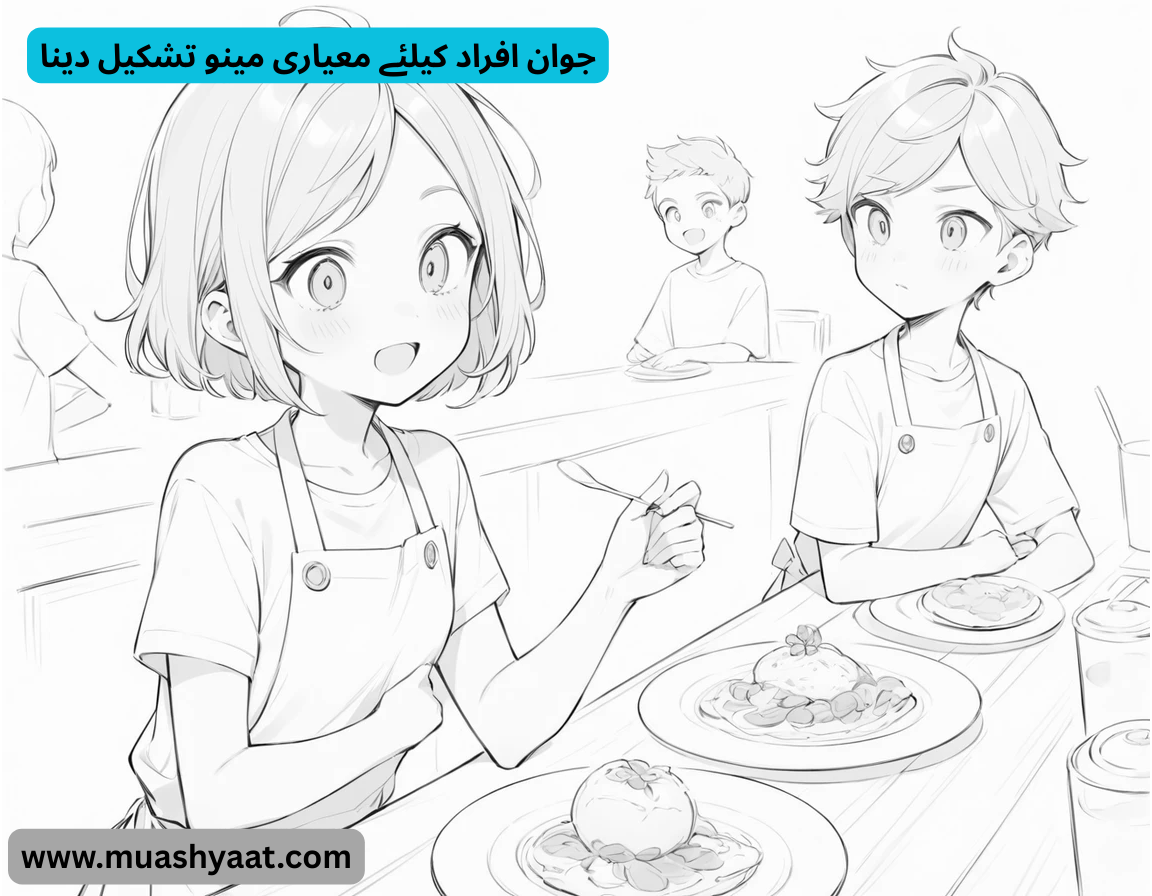 جوان افراد کیلئے معیاری مینو تشکیل دینا