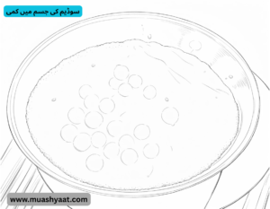 سوڈیم کی جسم میں کمی