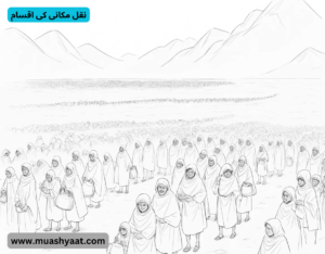 نقل مکانی کی اقسام
