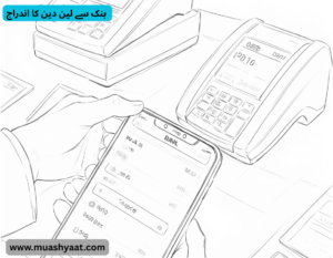 بنک سے لین دین کا اندراج 