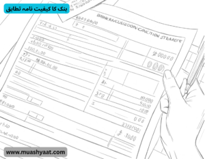بنک کا کیفیت نامہ تطابق