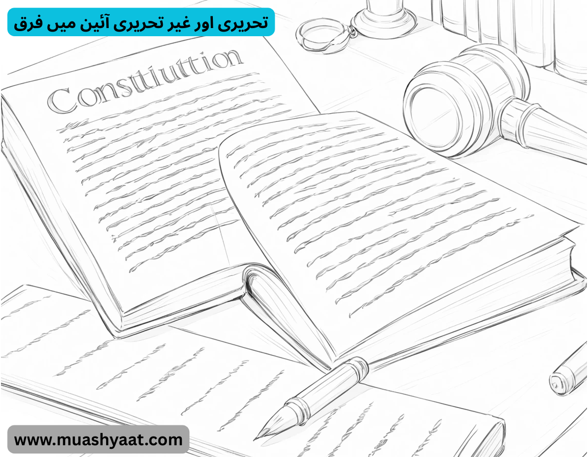 تحریری اور غیر تحریری آئین میں فرق