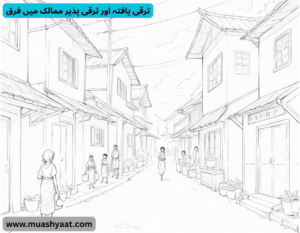 ترقی یافتہ اور ترقی پذیر ممالک میں فرق