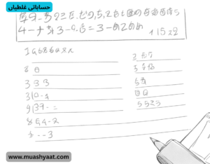 حساباتی غلطیاں