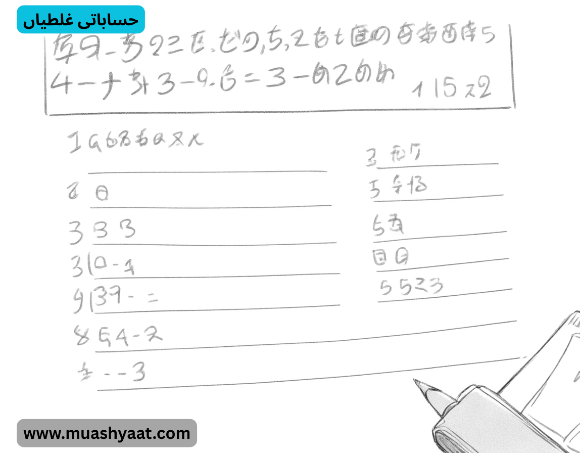 حساباتی غلطیاں