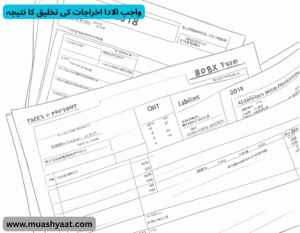 واجب الادا اخراجات کی تخلیق کا نتیجہ