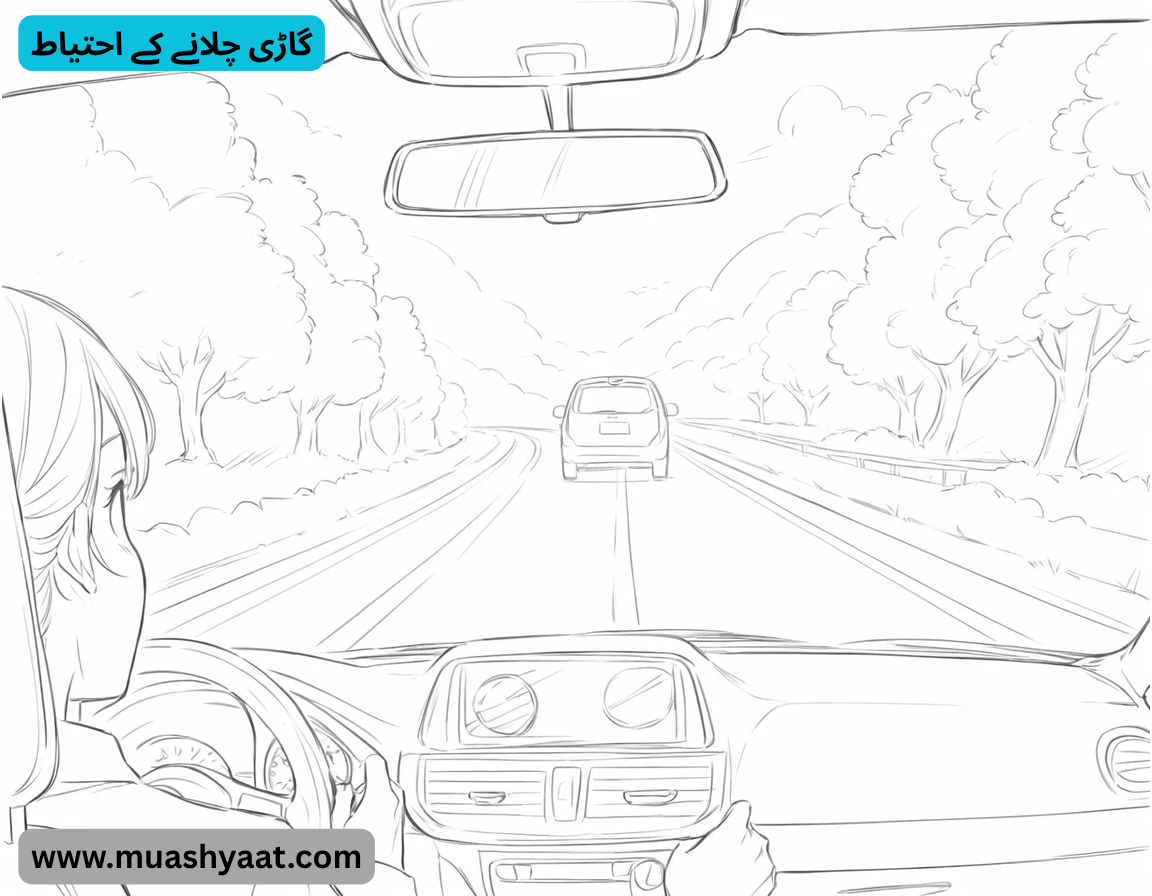 گاڑی چلانے کے احتیاط