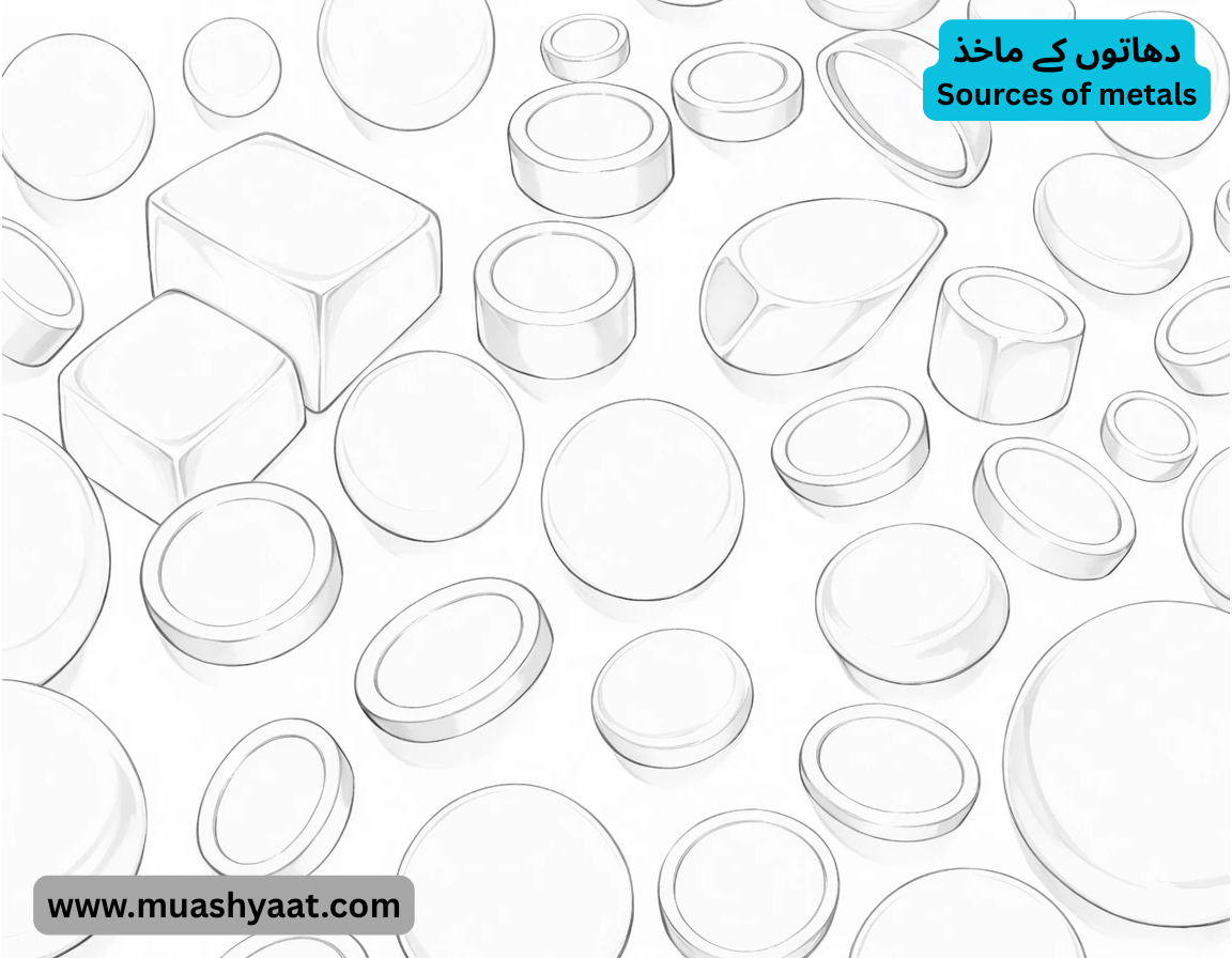 دھاتوں کے ماخذ