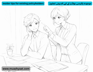 موجودہ پالیسی ہولڈرز کے لیے اندرونی تجاویز
