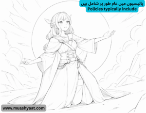 پالیسیوں میں عام طور پر شامل ہیں