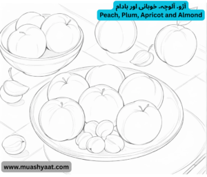 آڑو، آلوچہ، خوبانی اور بادام