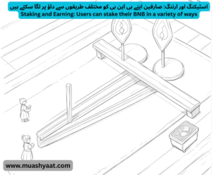اسٹیکنگ اور ارننگ: صارفین اپنے بی این بی کو مختلف طریقوں سے داؤ پر لگا سکتے ہیں