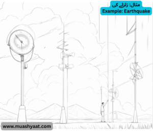 مثال: زلزلے کی