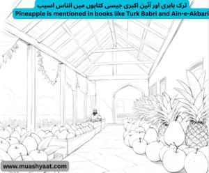 ترک بابری اور آئین اکبری جیسی کتابوں میں انناس اسیب