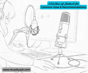 عام استعمال اور سفارشات