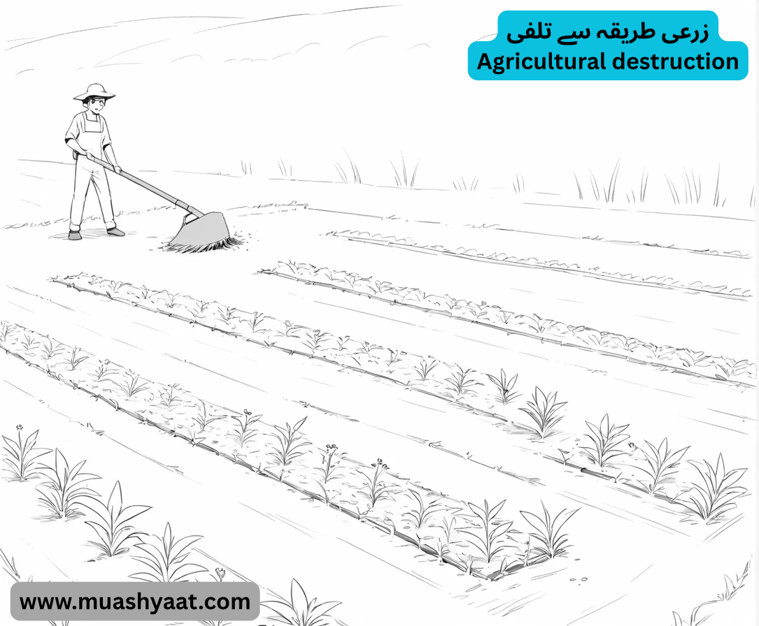 زرعی طریقہ سے تلفی