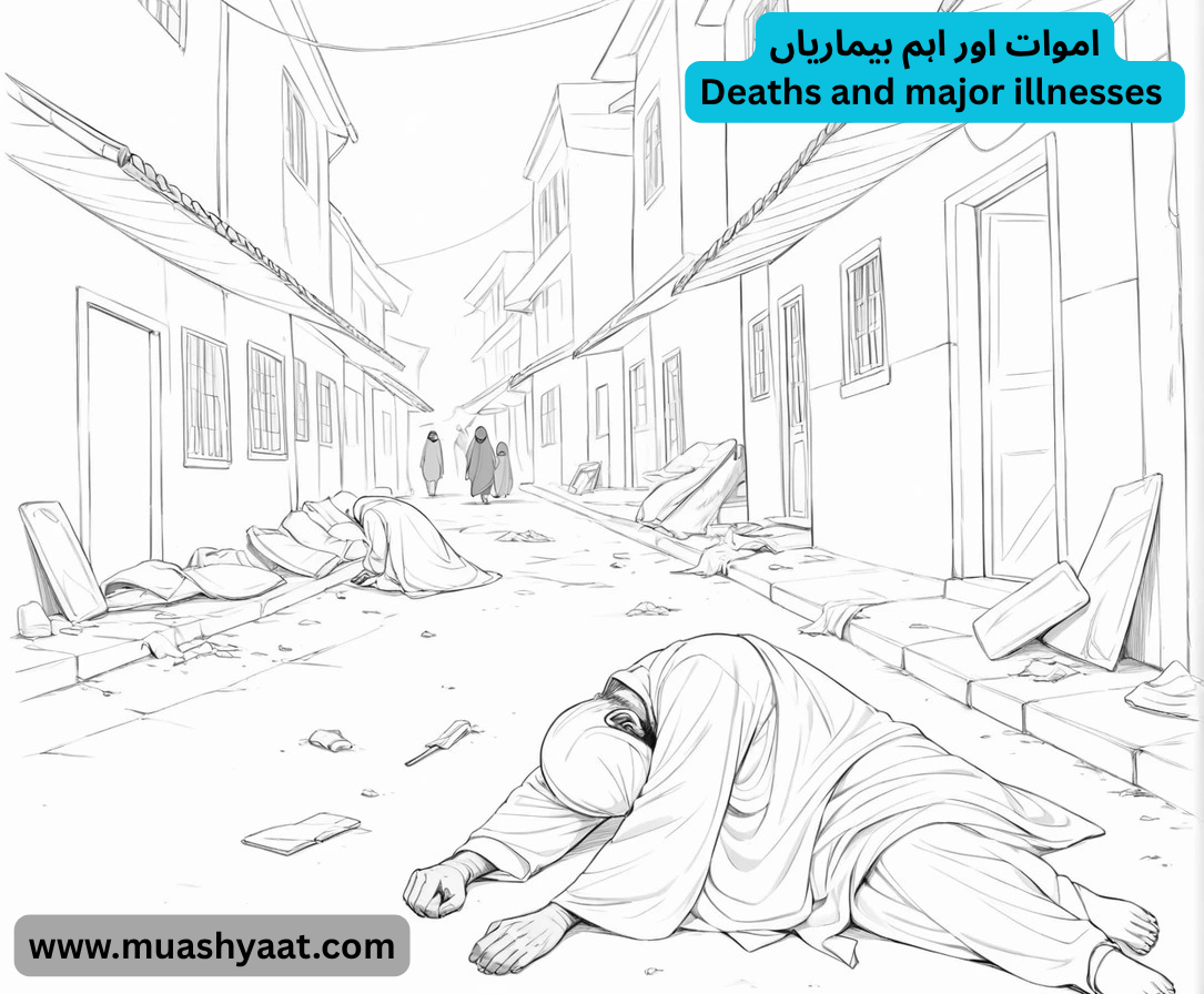 اموات اور اہم بیماریاں