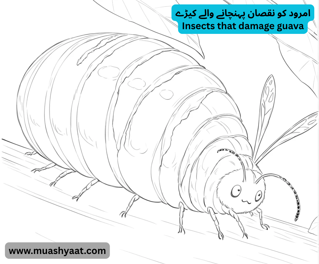 امرود کو نقصان پہنچانے والے کیڑے