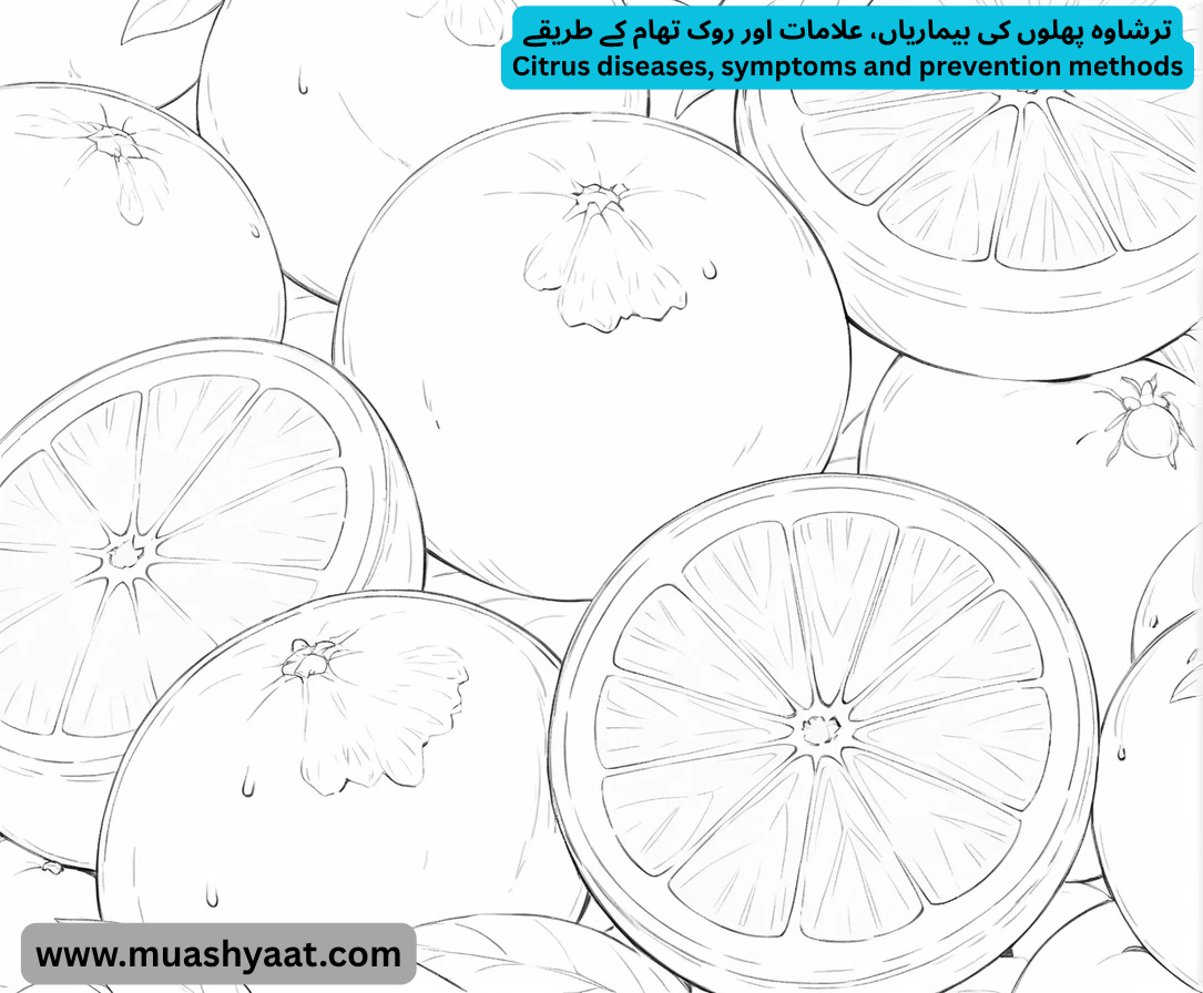 ترشاوہ پھلوں کی بیماریاں، علامات اور روک تھام کے طریقے