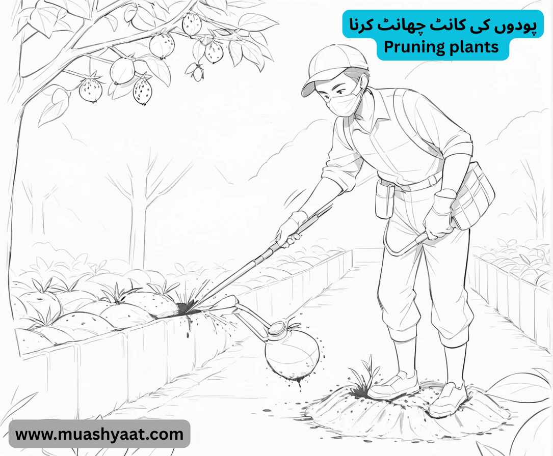 پودوں کی کانٹ چھانٹ کرنا