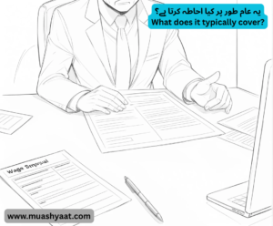 یہ عام طور پر کیا احاطہ کرتا ہے؟