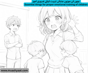 بچوں کی موزوں جذباتی تربیت کیلئے ضروری امور