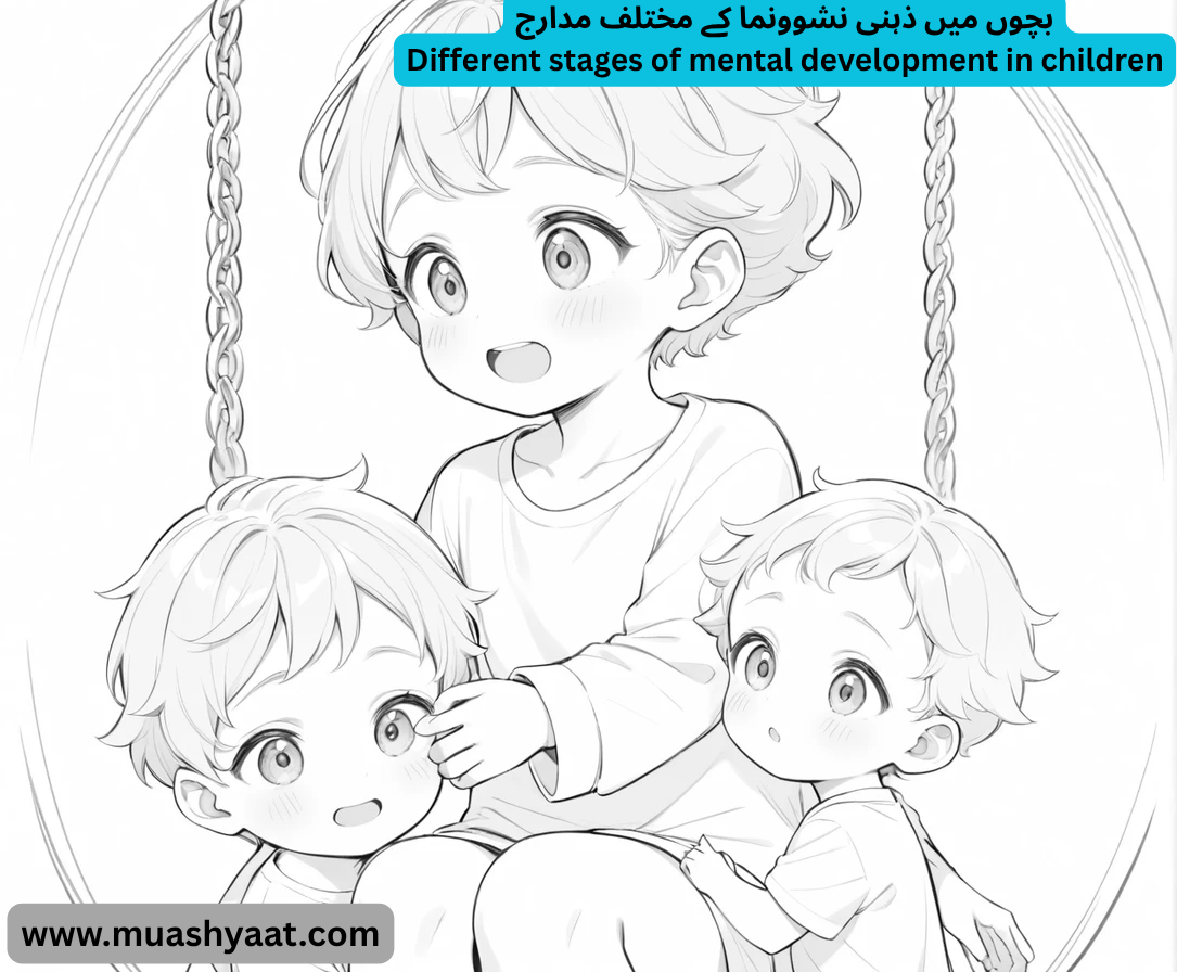 بچوں میں ذہنی نشوونما کے مختلف مدارج