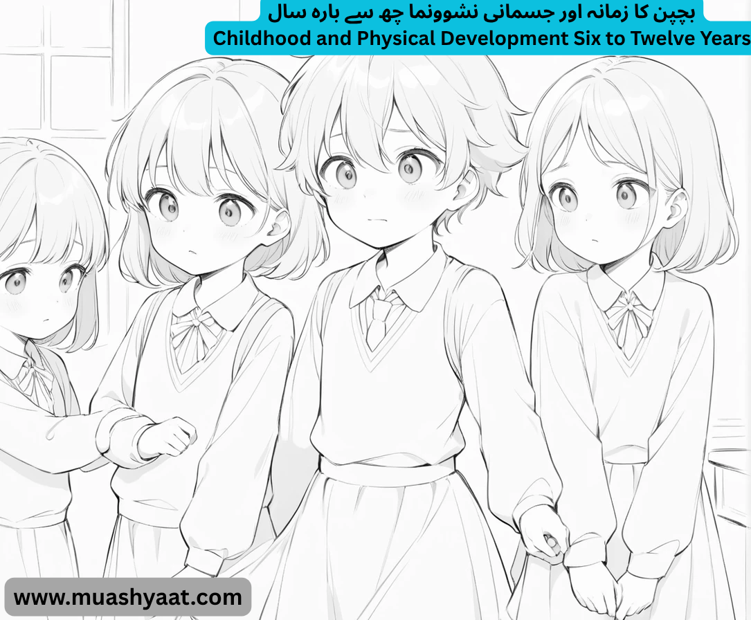 بچپن کا زمانہ اور جسمانی نشوونما چھ سے بارہ سال