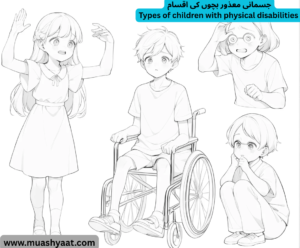 جسمانی معذور بچوں کی اقسام