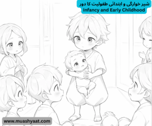 شیر خوارگی و ابتدائی طفولیت کا دور